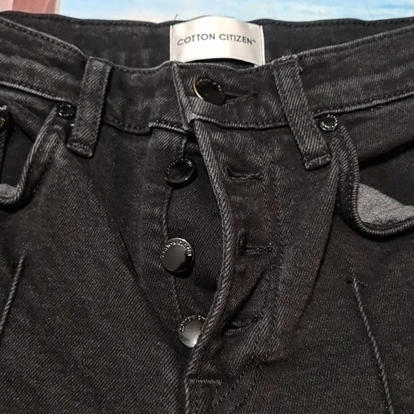 Cotton Citizen Black Pleated‎ Jeans Size 25 - Picture 2 of 6